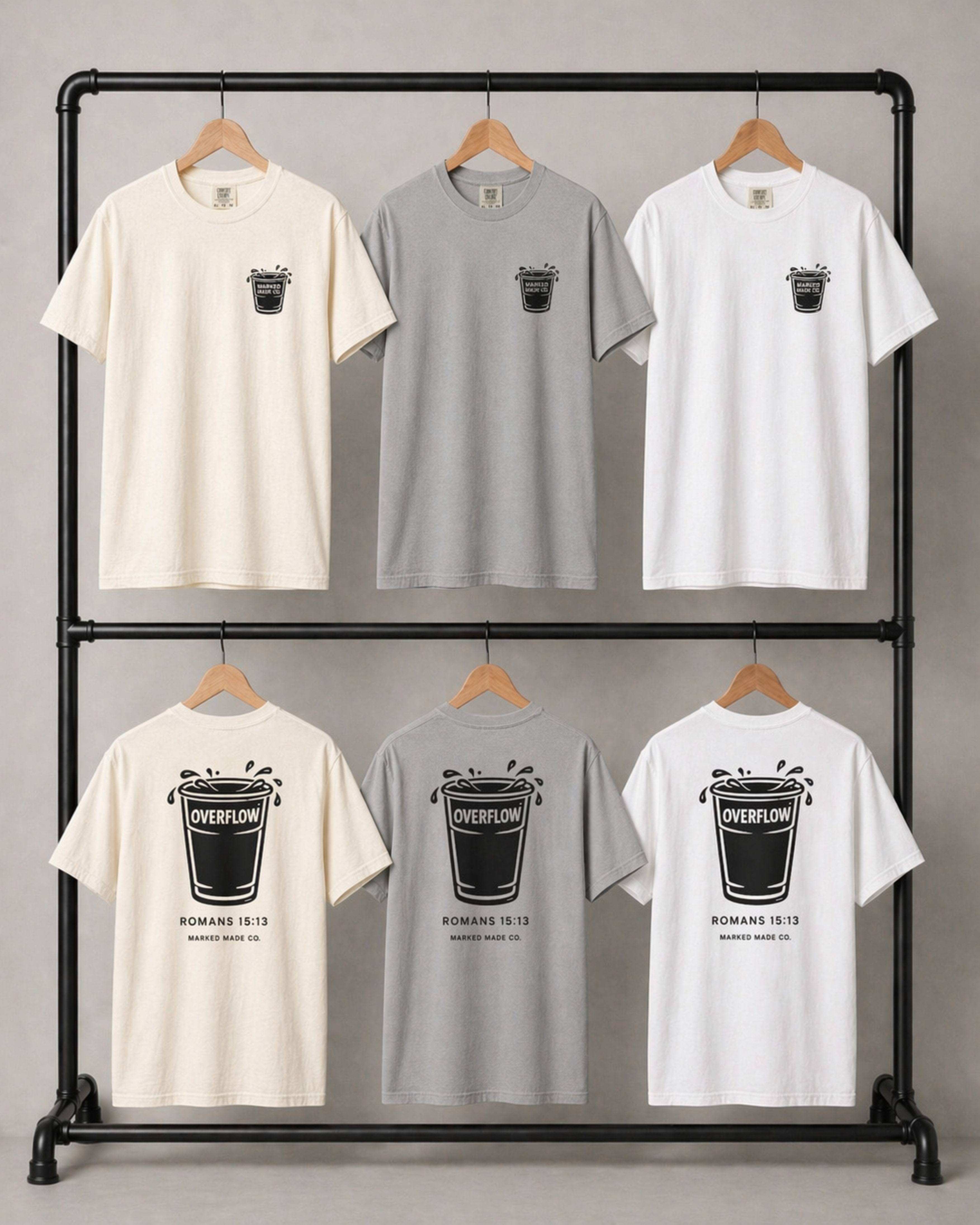 The Overflow Tee | Christian Graphic Tee | Marked Made Co – Marked